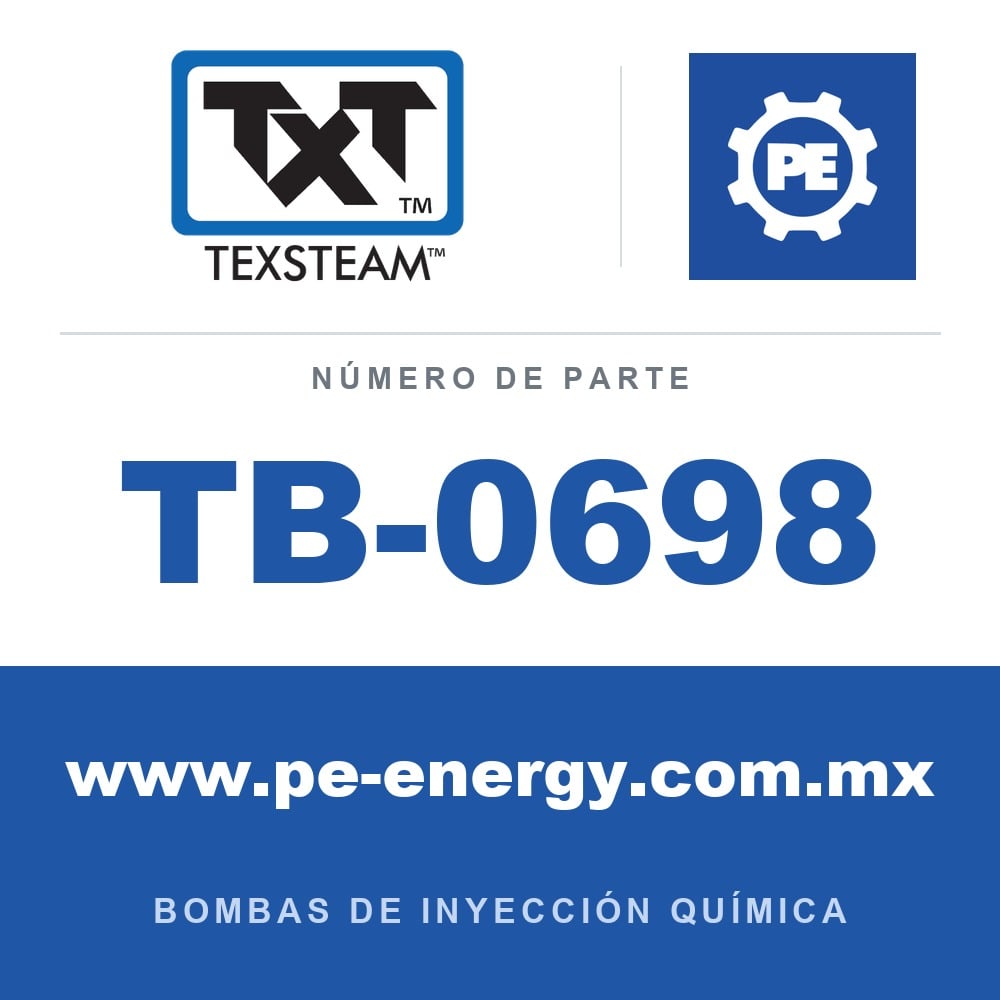 Texsteam TB-0698 - Texsteam TB 0698 - Componente del Cuerpo de Bomba
