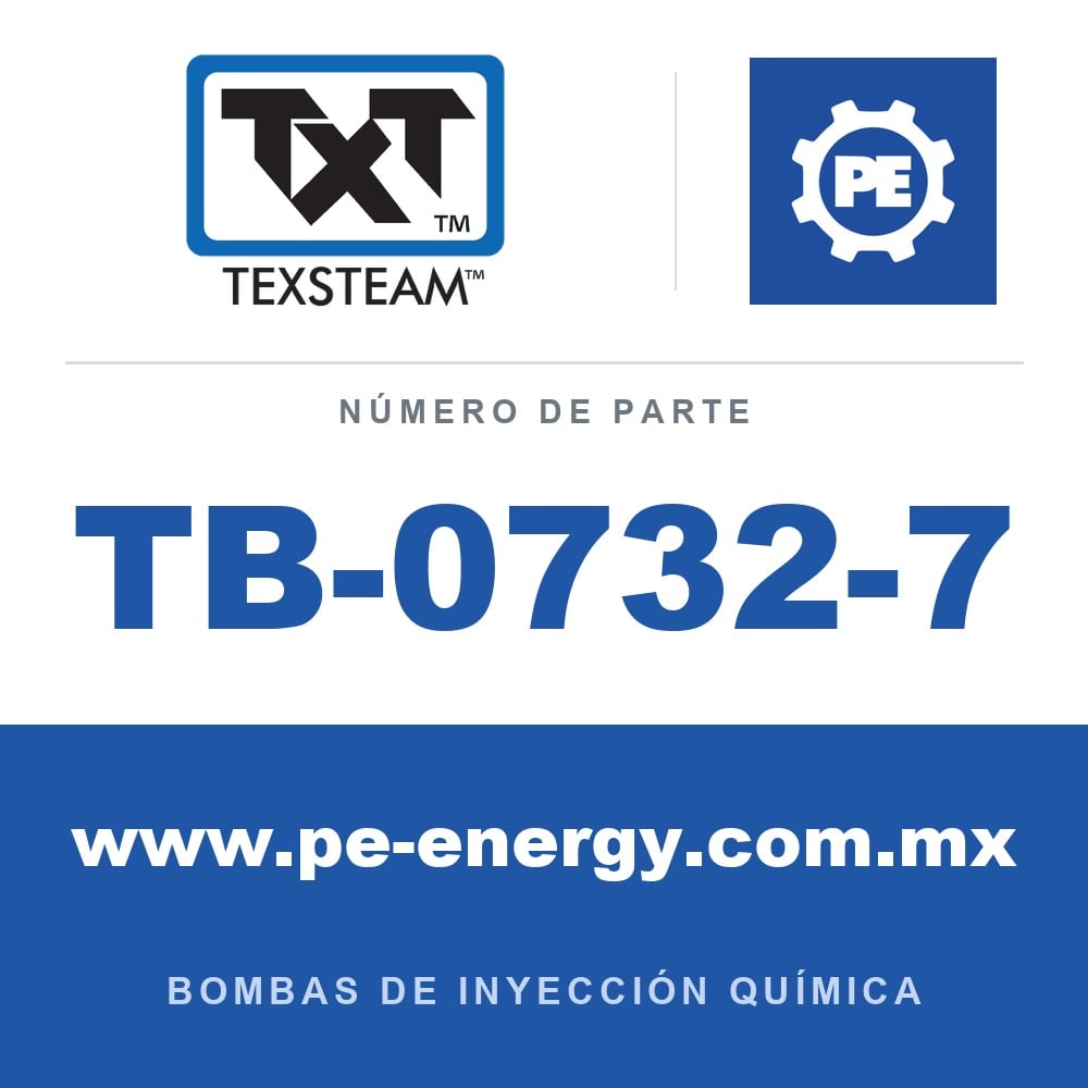 Texsteam TB-0732-7 - Texsteam TB 0732-7 - Componente de Cabezal del Cuerpo de Bomba
