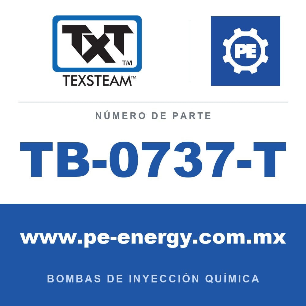 Texsteam TB-0737-T - Texsteam TB 0737-T - Componente del Cuerpo de Bomba