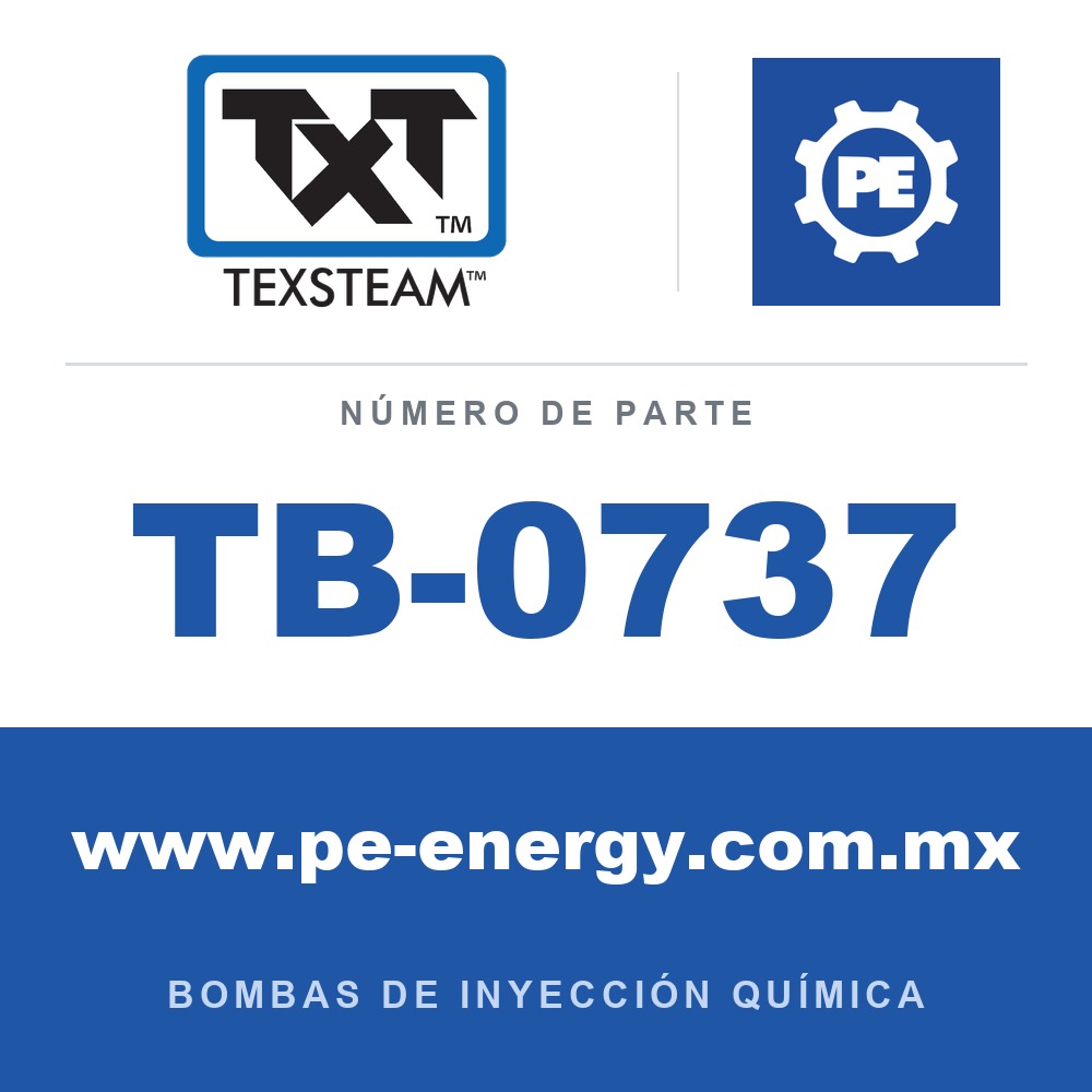 Texsteam TB-0737 - Texsteam TB 0737 - Componente del Cuerpo de Bomba