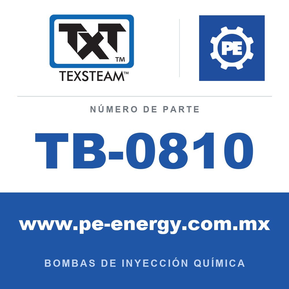 Texsteam TB-0810 - Texsteam TB 0810 - Componente del Cuerpo de Bomba