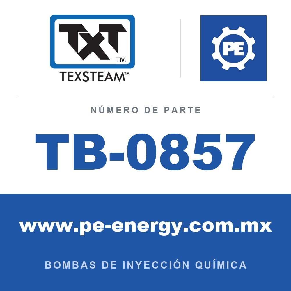 Texsteam TB-0857 - Texsteam TB 0857 - Componente del Cuerpo de Bomba