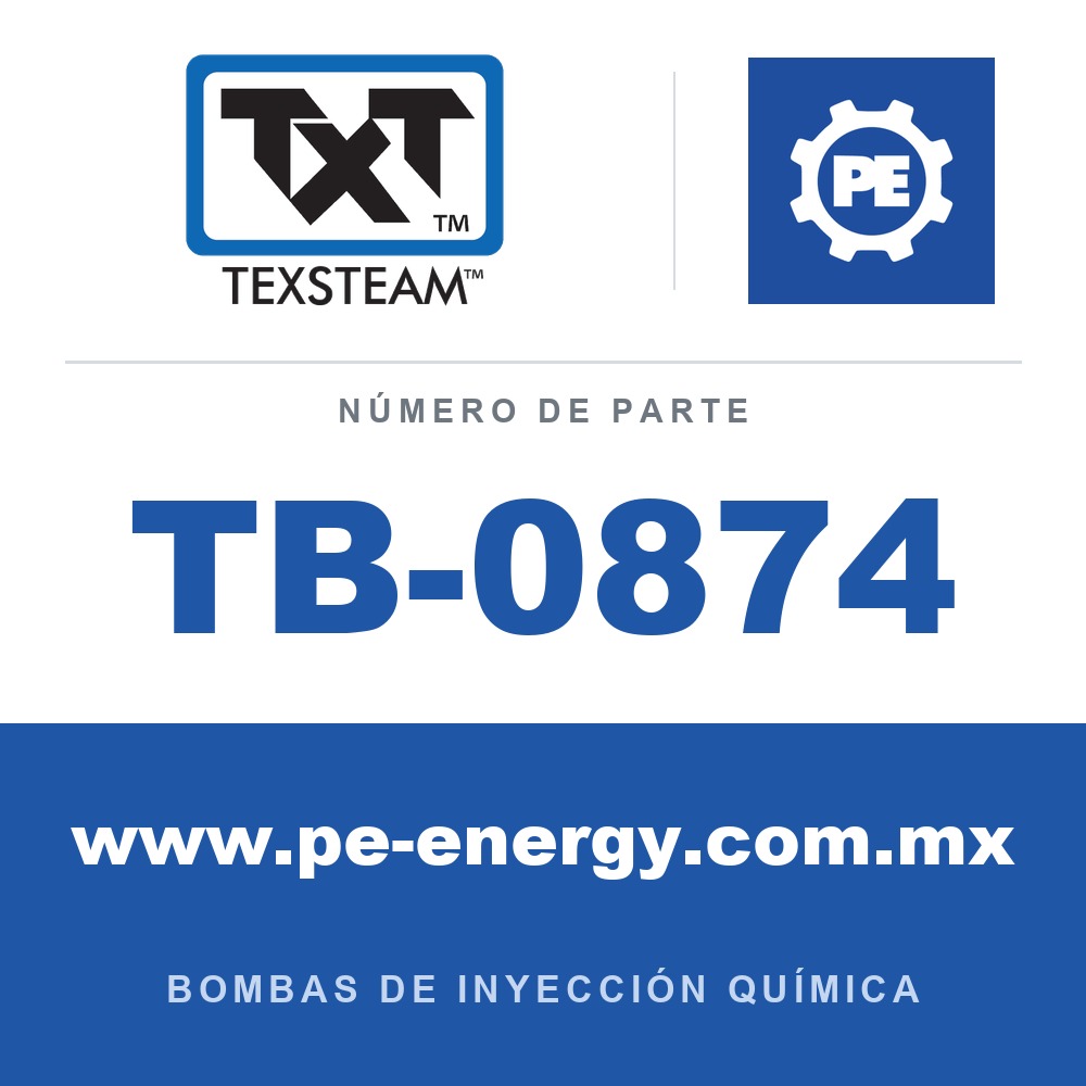 Texsteam TB-0874 - Texsteam TB 0874 - Componente del Cuerpo de Bomba