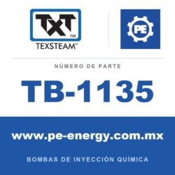 Texsteam TB-1135 - Texsteam TB 1135 - Componente del Cuerpo de Bomba