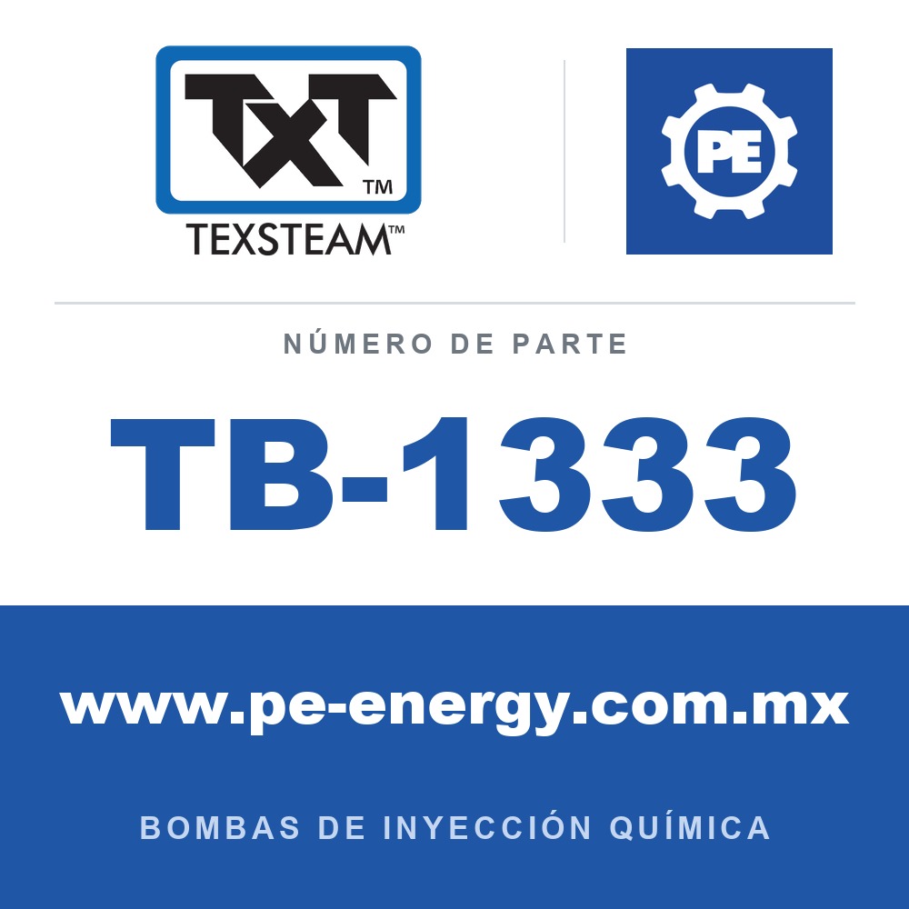 Texsteam TB-1333 - Texsteam TB 1333 - Componente del Cuerpo de Bomba