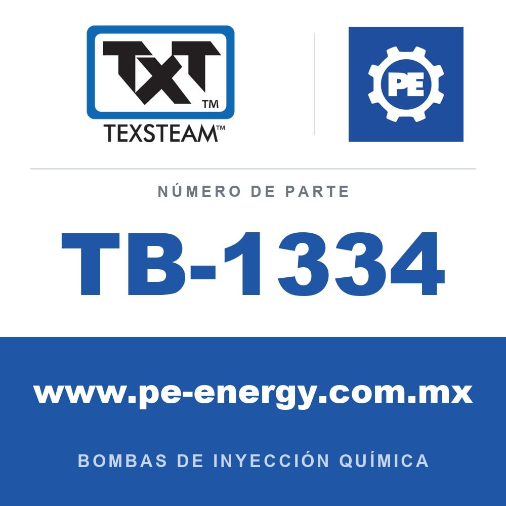 Texsteam TB-1334 - Texsteam TB 1334 - Componente del Cuerpo de Bomba