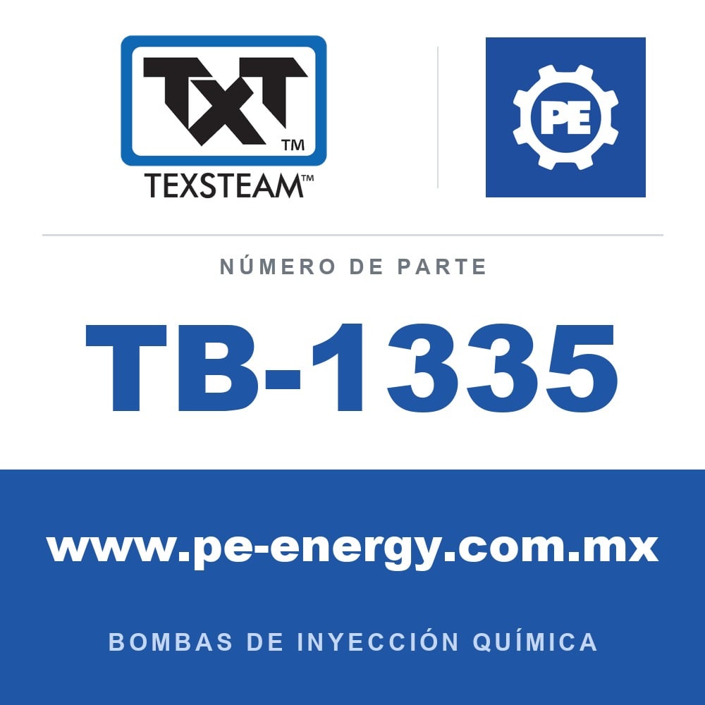 Texsteam TB-1335 - Texsteam TB 1335 - Componente del Cuerpo de Bomba