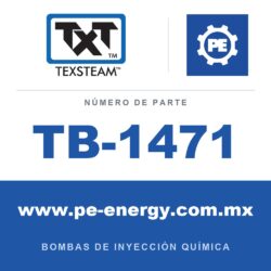 Texsteam TB-1471 - Texsteam TB 1471 - Componente del Cuerpo de Bomba