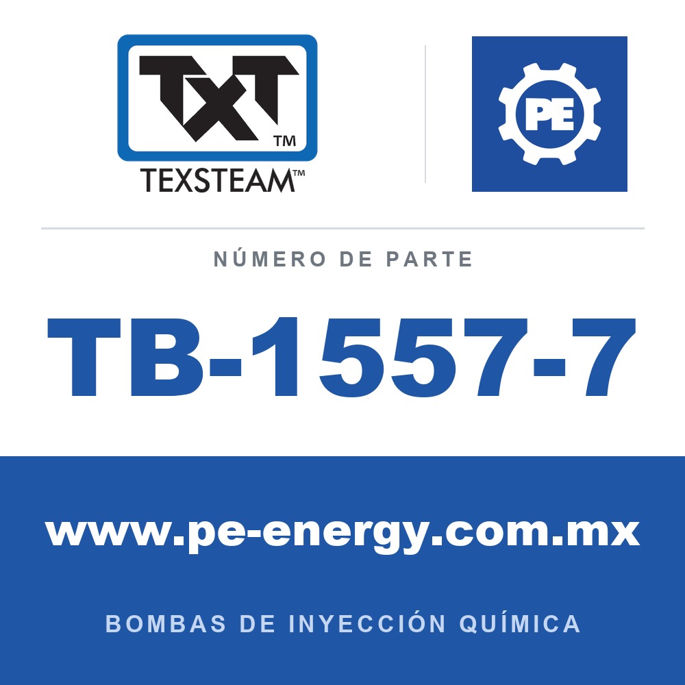 Texsteam TB-1557-7 - Texsteam TB 1557-7 - Componente de Cabezal del Cuerpo de Bomba
