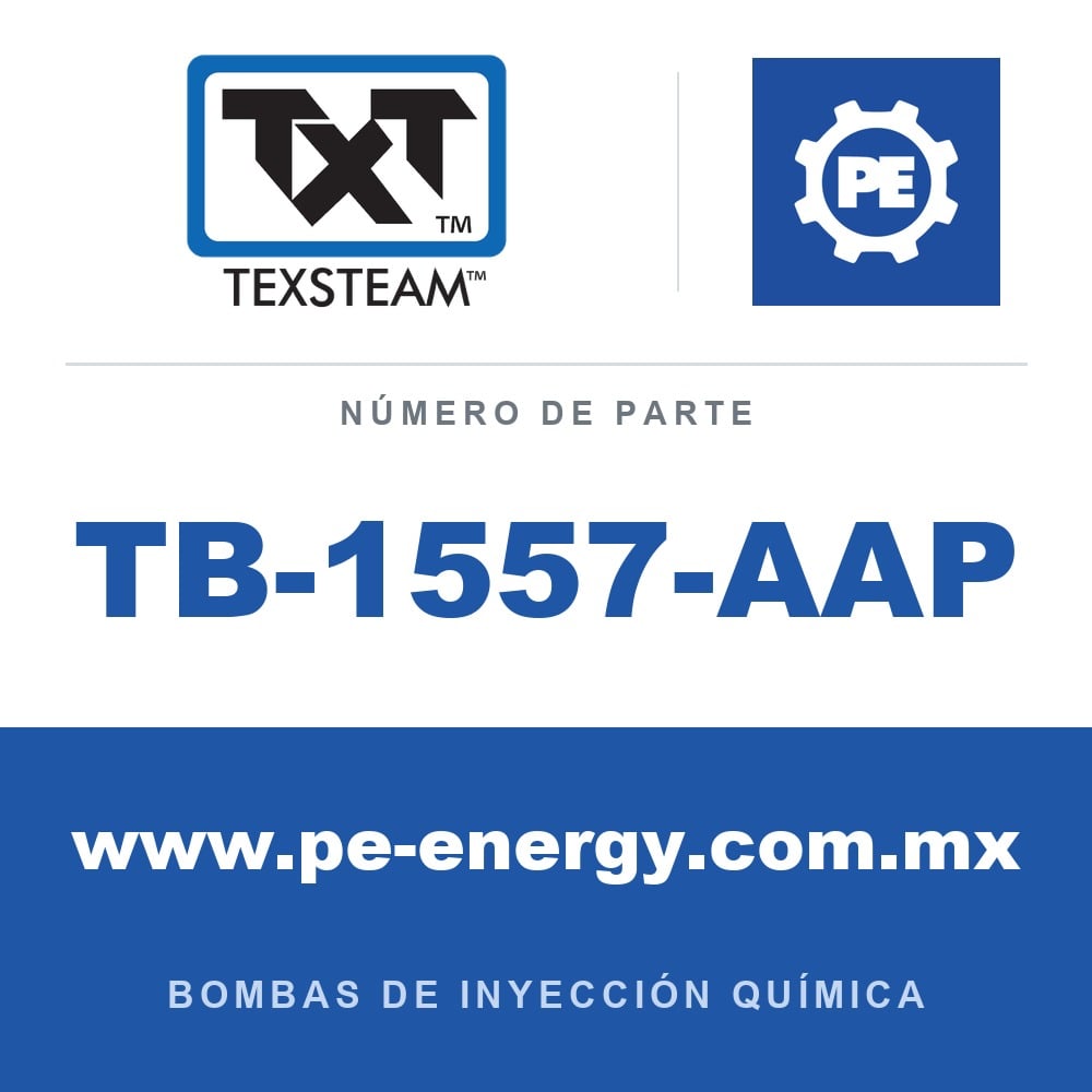 Texsteam TB-1557-AAP - Texsteam TB 1557-AAP - Componente de Cabezal del Cuerpo de Bomba