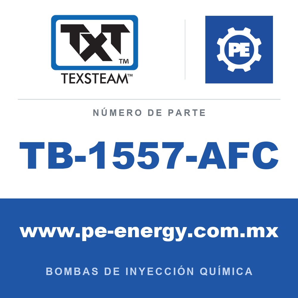 Texsteam TB-1557-AFC - Texsteam TB 1557-AFC - Componente de Cabezal del Cuerpo de Bomba