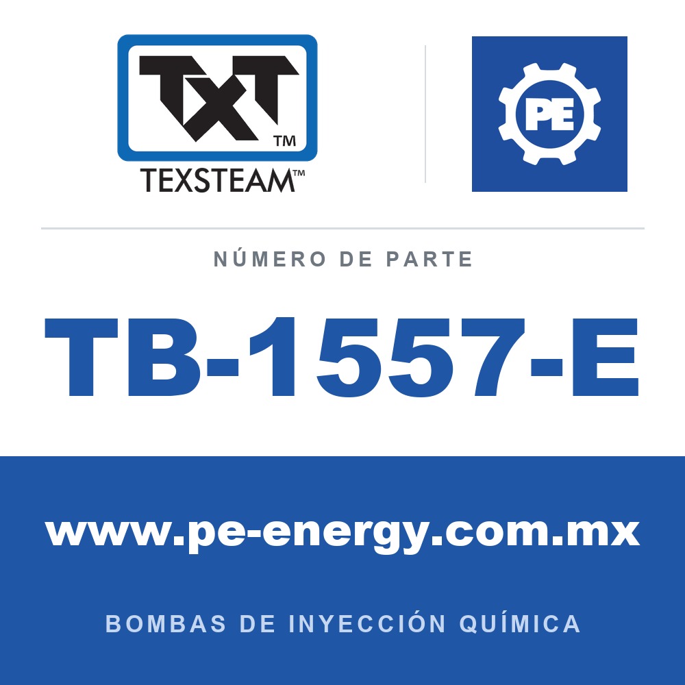 Texsteam TB-1557-E - Texsteam TB 1557-E - Componente de Cabezal del Cuerpo de Bomba