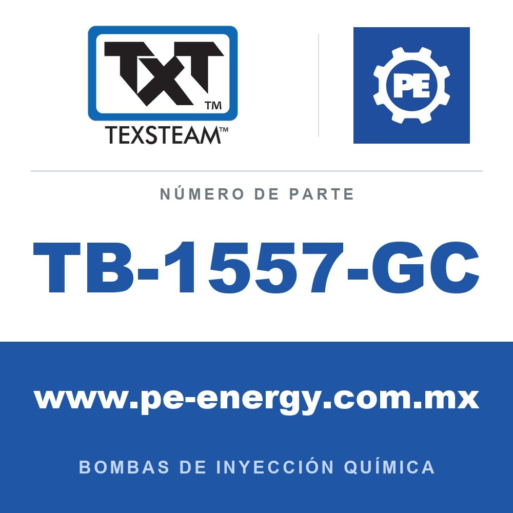 Texsteam TB-1557-GC - Texsteam TB 1557-GC - Componente de Cabezal del Cuerpo de Bomba