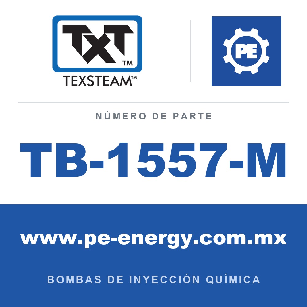 Texsteam TB-1557-M - Texsteam TB 1557-M - Componente de Cabezal del Cuerpo de Bomba