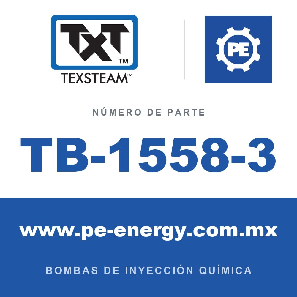 Texsteam TB-1558-3 - Texsteam TB 1558-3 - Componente de Cabezal del Cuerpo de Bomba