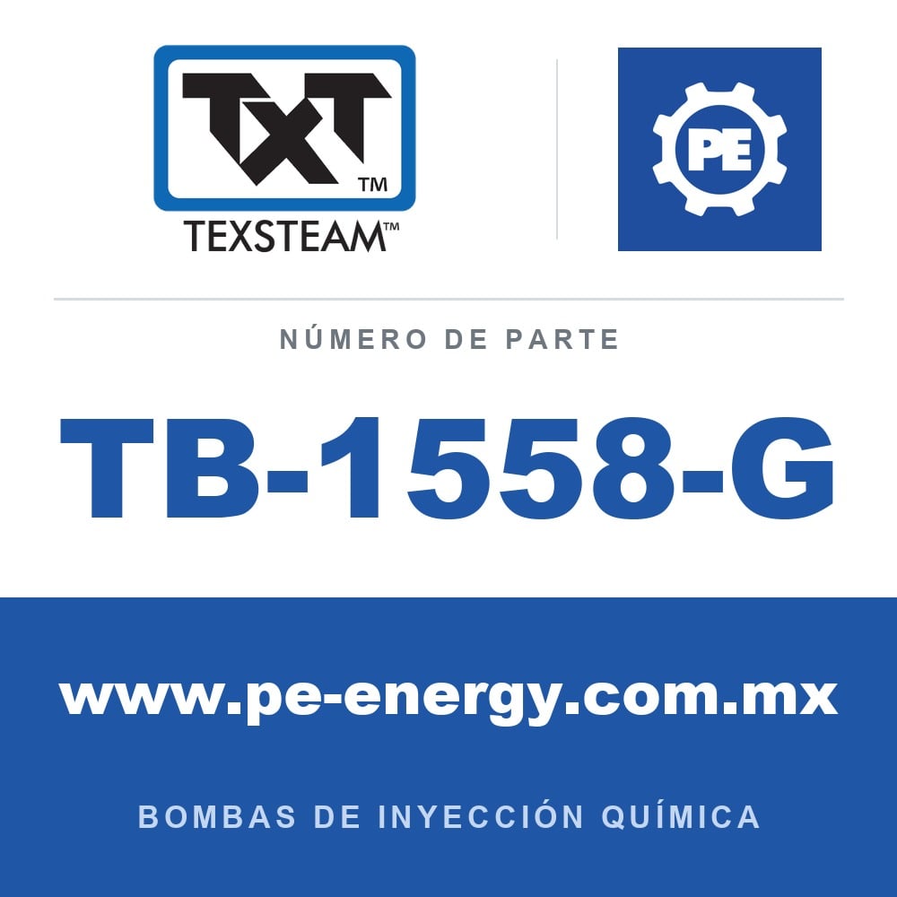 Texsteam TB-1558-G - Texsteam TB 1558-G - Componente de Cabezal del Cuerpo de Bomba