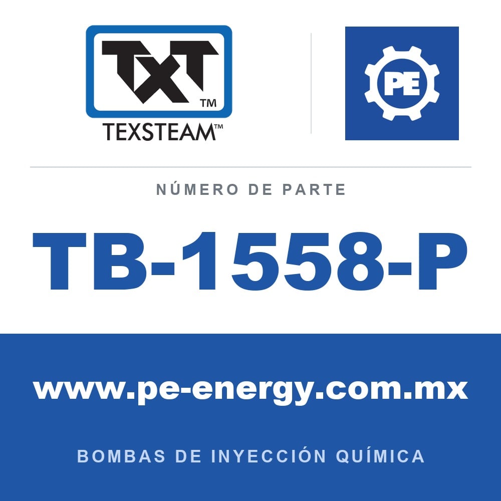 Texsteam TB-1558-P - Texsteam TB 1558-P - Componente de Cabezal del Cuerpo de Bomba