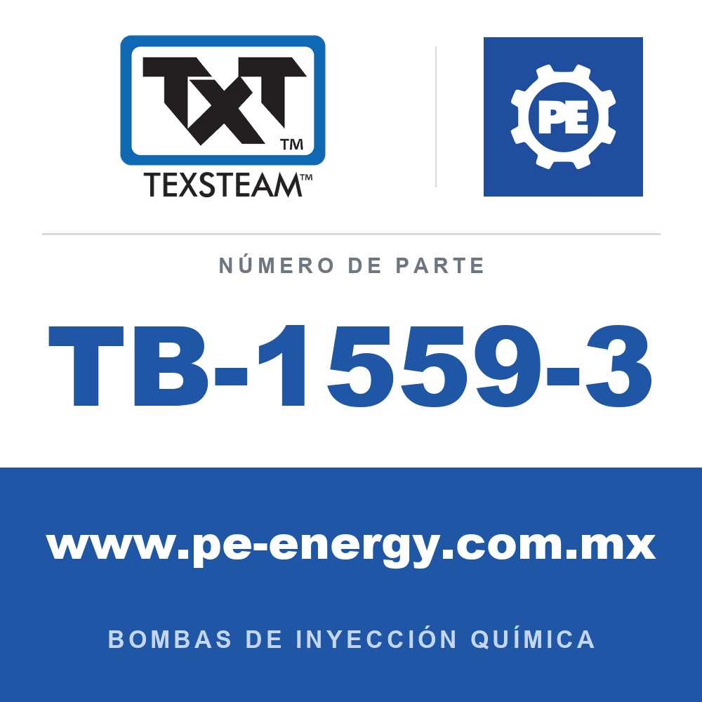 Texsteam TB-1559-3 - Texsteam TB 1559-3 - Componente de Cabezal del Cuerpo de Bomba