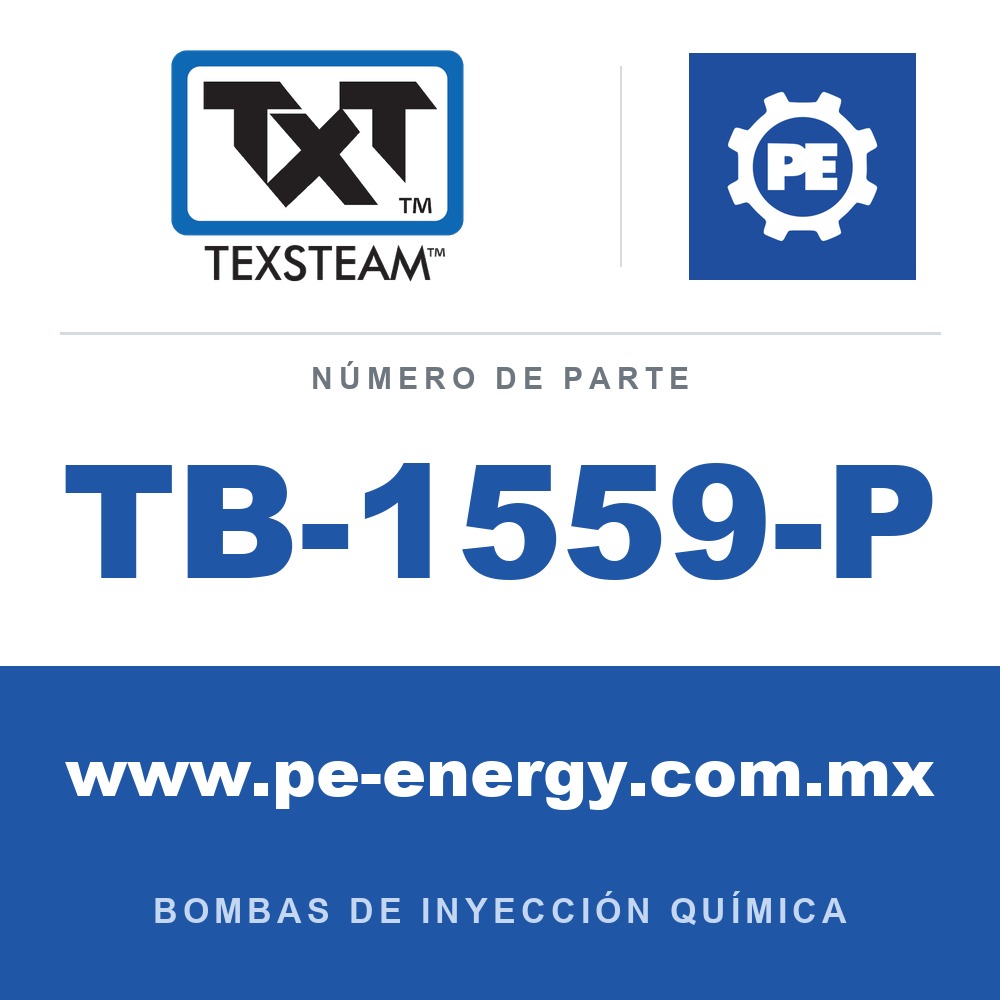 Texsteam TB-1559-P - Texsteam TB 1559-P - Componente de Cabezal del Cuerpo de Bomba