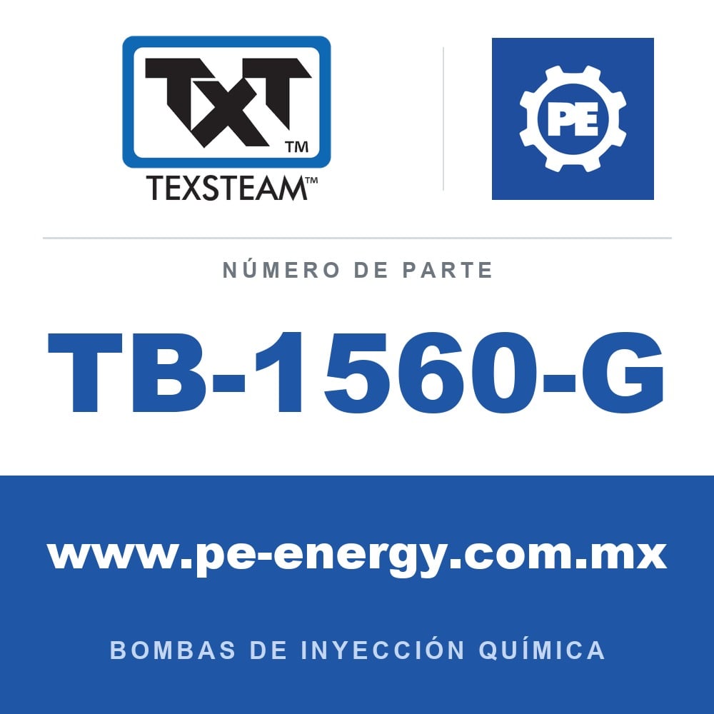 Texsteam TB-1560-G - Texsteam TB 1560-G - Componente de Cabezal del Cuerpo de Bomba