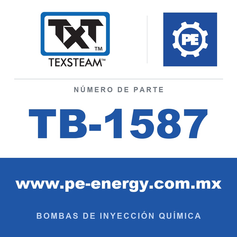 Texsteam TB-1587 - Texsteam TB 1587 - Componente del Cuerpo de Bomba