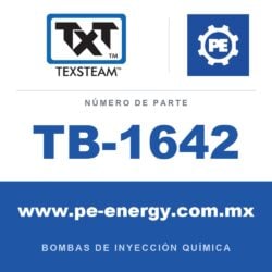 Texsteam TB-1642 - Texsteam TB 1642 - Componente del Cuerpo de Bomba