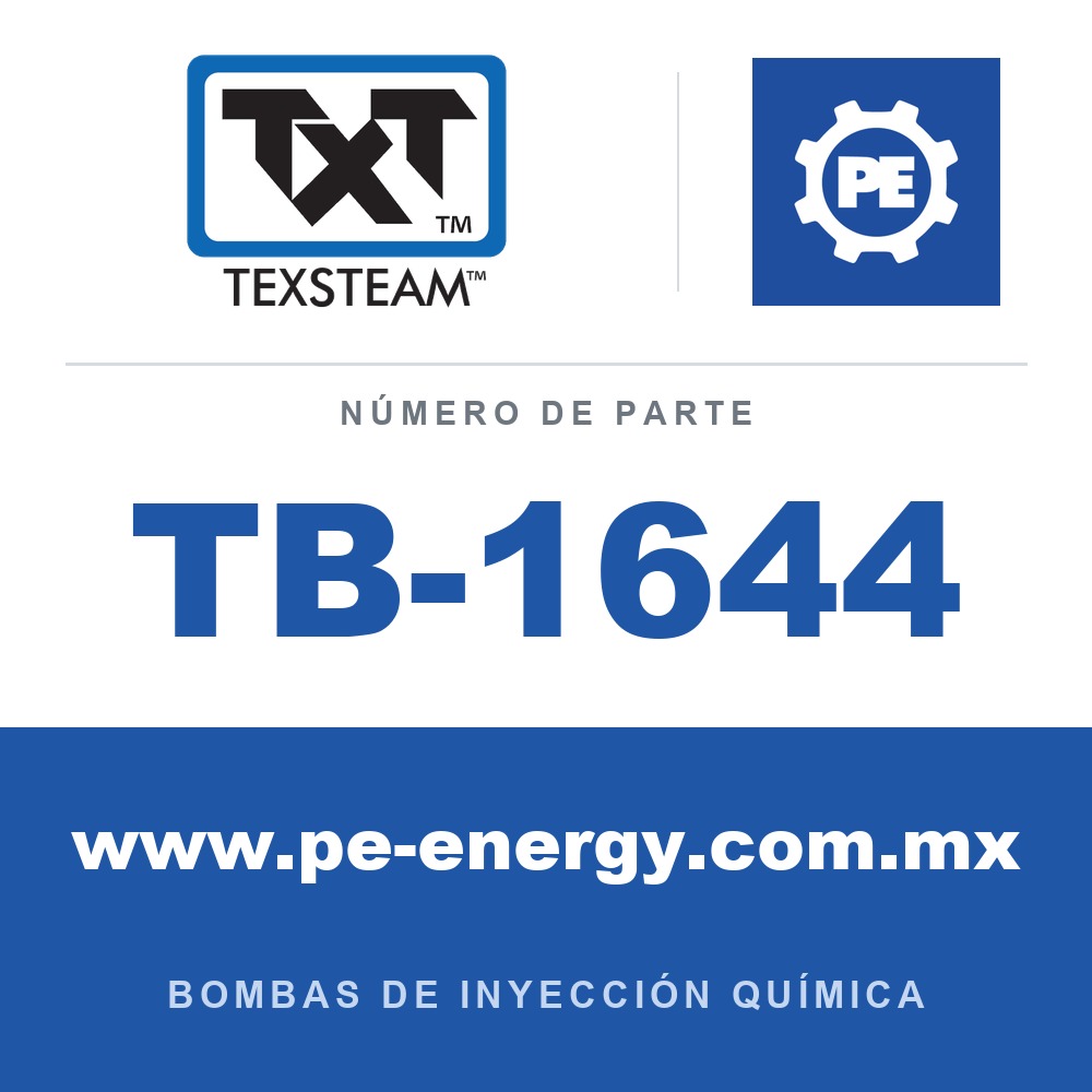 Texsteam TB-1644 - Texsteam TB 1644 - Componente del Cuerpo de Bomba