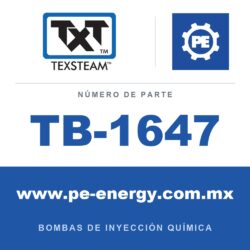 Texsteam TB-1647 - Texsteam TB 1647 - Componente del Cuerpo de Bomba