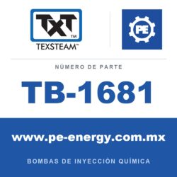 Texsteam TB-1681 - Texsteam TB 1681 - Componente del Cuerpo de Bomba