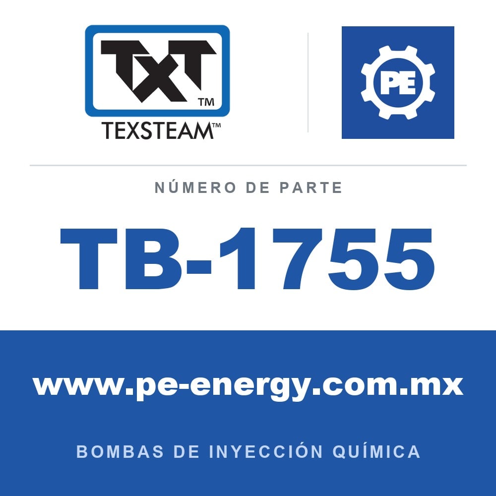 Texsteam TB-1755 - Texsteam TB 1755 - Componente del Cuerpo de Bomba
