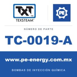Texsteam TC-0019-A - Texsteam TC 0019-A - Cabezal de Bomba para Bomba de Inyección Química