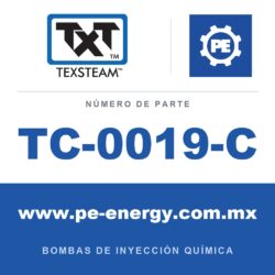 Texsteam TC-0019-C - Texsteam TC 0019-C - Cabezal de Bomba para Bomba de Inyección Química