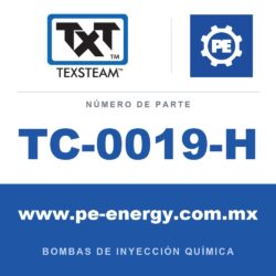 Texsteam TC-0019-H - Texsteam TC 0019-H - Cabezal de Bomba para Bomba de Inyección Química