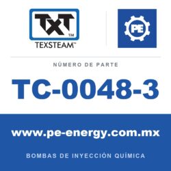 Texsteam TC-0048-3 - Texsteam TC 0048-3 - Cabezal de Bomba para Bomba de Inyección Química