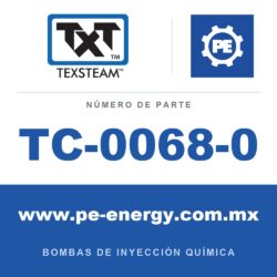 Texsteam TC-0068-0 - Texsteam TC 0068-0 - Cabezal de Bomba para Bomba de Inyección Química