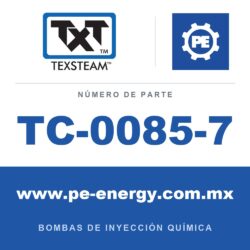 Texsteam TC-0085-7 - Texsteam TC 0085-7 - Cabezal de Bomba para Bomba de Inyección Química