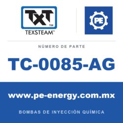 Texsteam TC-0085-AG - Texsteam TC 0085-AG - Cabezal de Bomba para Bomba de Inyección Química