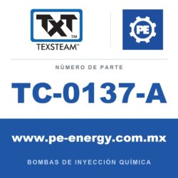 Texsteam TC-0137-A - Texsteam TC 0137-A - Cabezal de Bomba para Bomba de Inyección Química