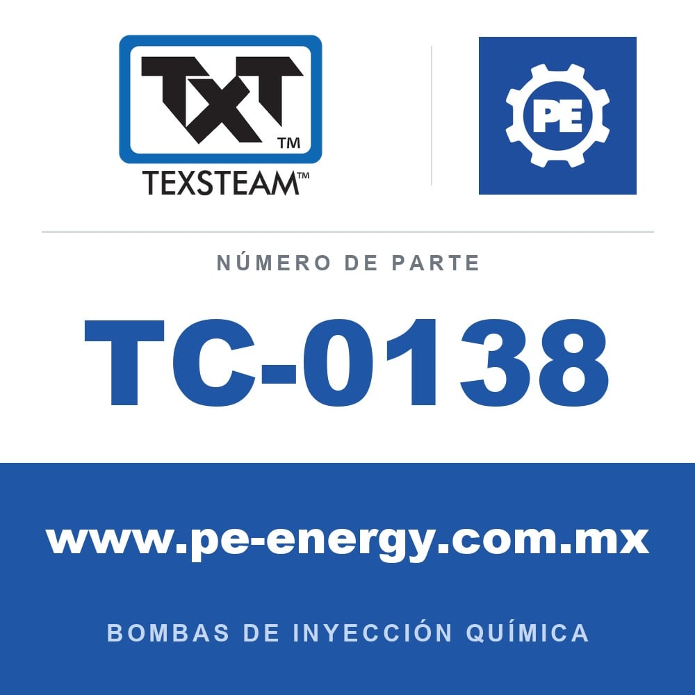 Texsteam TC-0138 - Texsteam TC 0138 - Componente de Ensamble de Bomba