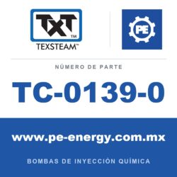 Texsteam TC-0139-0 - Texsteam TC 0139-0 - Cabezal de Bomba para Bomba de Inyección Química