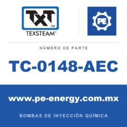 Texsteam TC-0148-AEC - Texsteam TC 0148-AEC - Cabezal de Bomba para Bomba de Inyección Química