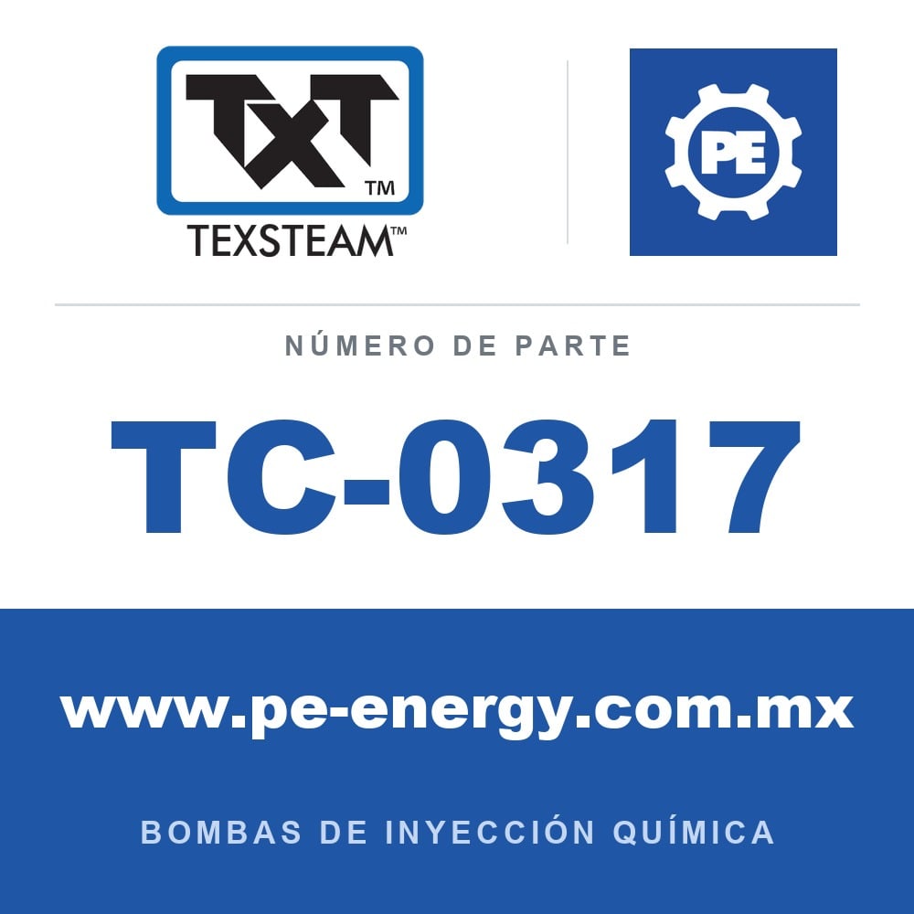 Texsteam TC-0317 - Texsteam TC 0317 - Componente de Ensamble de Bomba