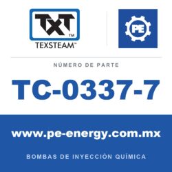 Texsteam TC-0337-7 - Texsteam TC 0337-7 - Cabezal de Bomba para Bomba de Inyección Química