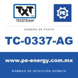 Texsteam TC-0337-AG - Texsteam TC 0337-AG - Cabezal de Bomba para Bomba de Inyección Química