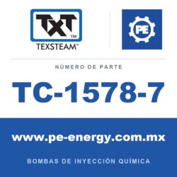 Texsteam TC-1578-7 - Texsteam TC 1578-7 - Cabezal de Bomba para Bomba de Inyección Química