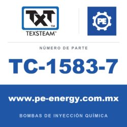 Texsteam TC-1583-7 - Texsteam TC 1583-7 - Cabezal de Bomba para Bomba de Inyección Química
