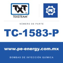 Texsteam TC-1583-P - Texsteam TC 1583-P - Cabezal de Bomba para Bomba de Inyección Química