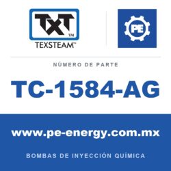 Texsteam TC-1584-AG - Texsteam TC 1584-AG - Cabezal de Bomba para Bomba de Inyección Química
