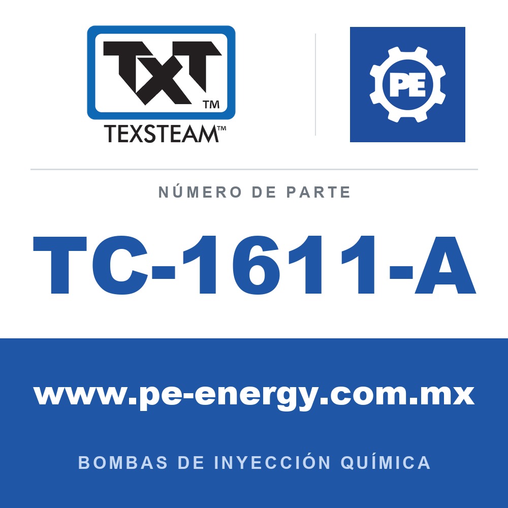 Texsteam TC-1611-A - Texsteam TC 1611-A - Componente de Ensamble de Bomba