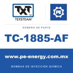 Texsteam TC-1885-AF - Texsteam TC 1885-AF - Cabezal de Bomba para Bomba de Inyección Química
